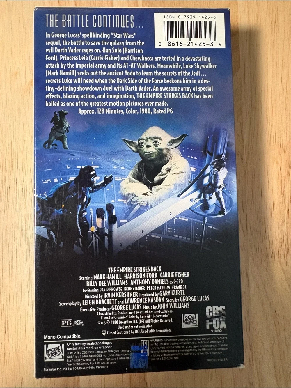 Star Wars Trilogy Box Set - Black, Red, Blue Great condition 1992